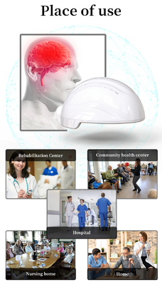 Phòng khám tại nhà Sử dụng điều trị bệnh bằng mũ bảo hiểm não Nir Photobiomodulation 810nm