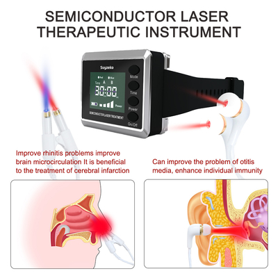Đồng hồ trị liệu bằng laser lạnh Thiết bị y tế để kiểm soát huyết áp cao, Bảo hành 1 năm, Công tắc điện áp đầu vào 100-240 V