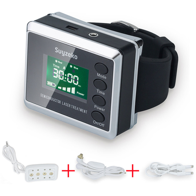 Đồng hồ đeo tay trị liệu bằng laser lạnh 650nm 450nm để điều trị bệnh tiểu đường