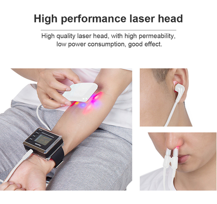 Đồng hồ trị liệu bằng laser y tế Đa chức năng Đồng hồ trị liệu bằng laser ở mức độ thấp cho chứng ù tai Viêm mũi Viêm mũi