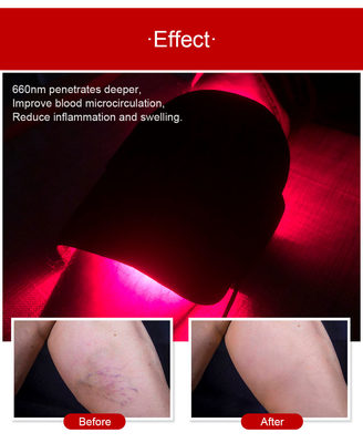Tấm trị liệu bằng đèn led hồng ngoại ánh sáng đỏ 660nm 850nm dành cho cơ thể Chân tay Giảm đau